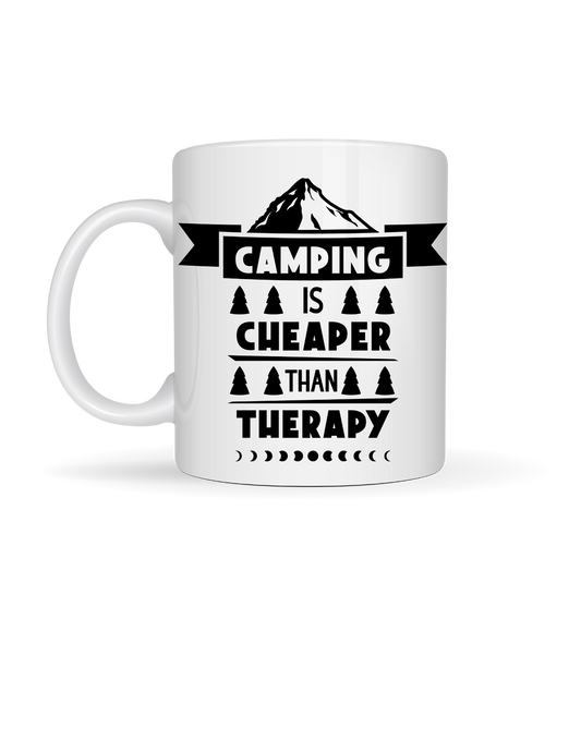 Cheaper than therapy 15oz ceramic mug