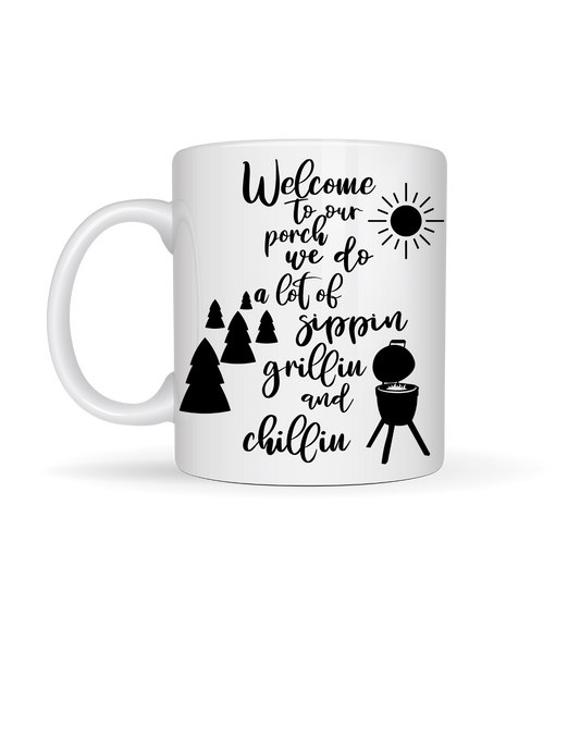 Welcome To Our Porch 15oz Ceramic Mug
