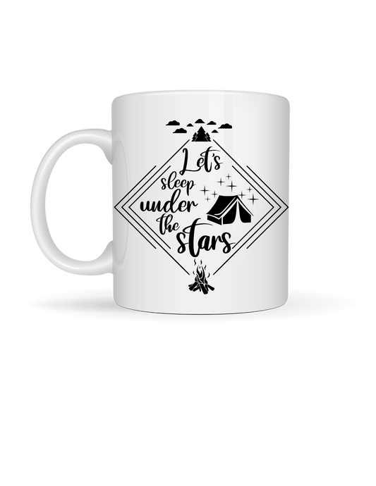 Let's Sleep Under The Stars 15oz Ceramic Mug